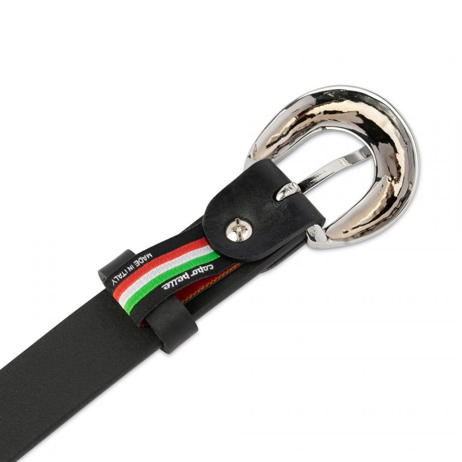 womens black belt with silver buckle 28 40 49usd 4