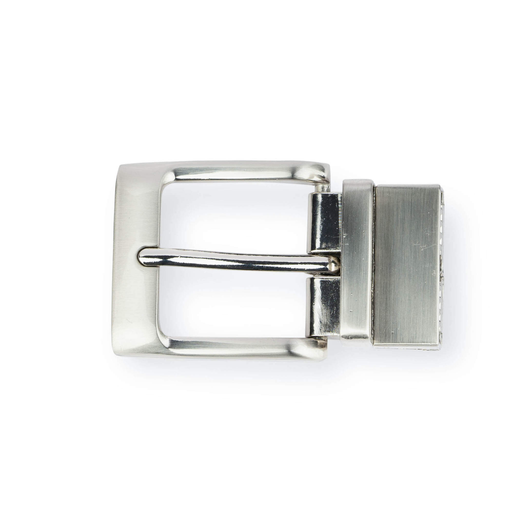 Buy Mens Replacement Reversible Belt Buckle Silver 35 Mm