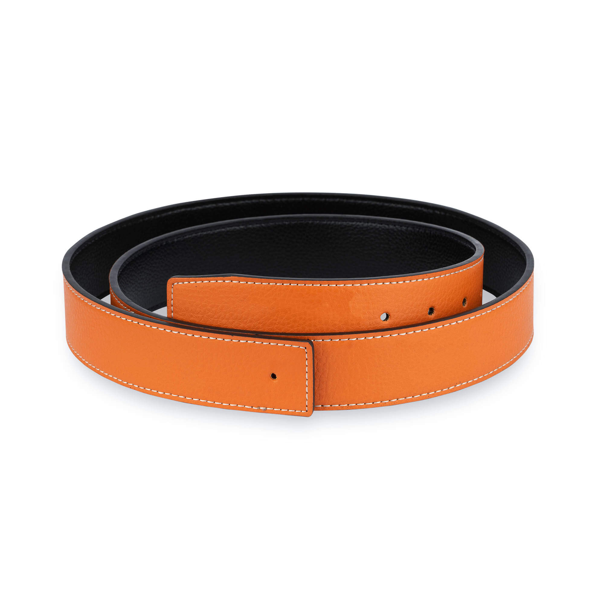 Reversible Vegan Leather Belt Strap