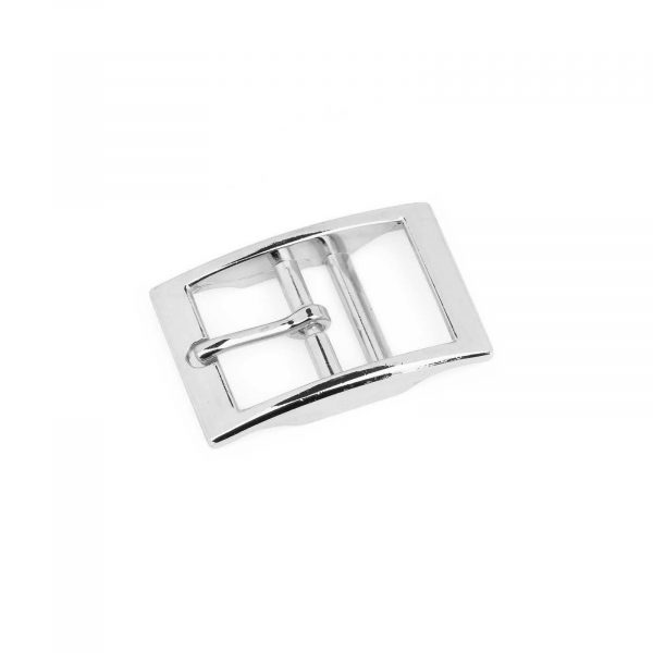 Silver Center Bar Belt Buckle 20 mm 1