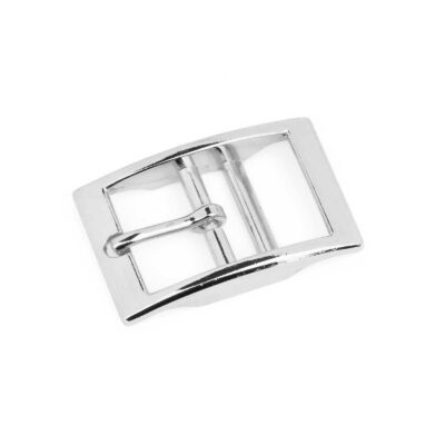 Silver Center Bar Belt Buckle 25 mm 1