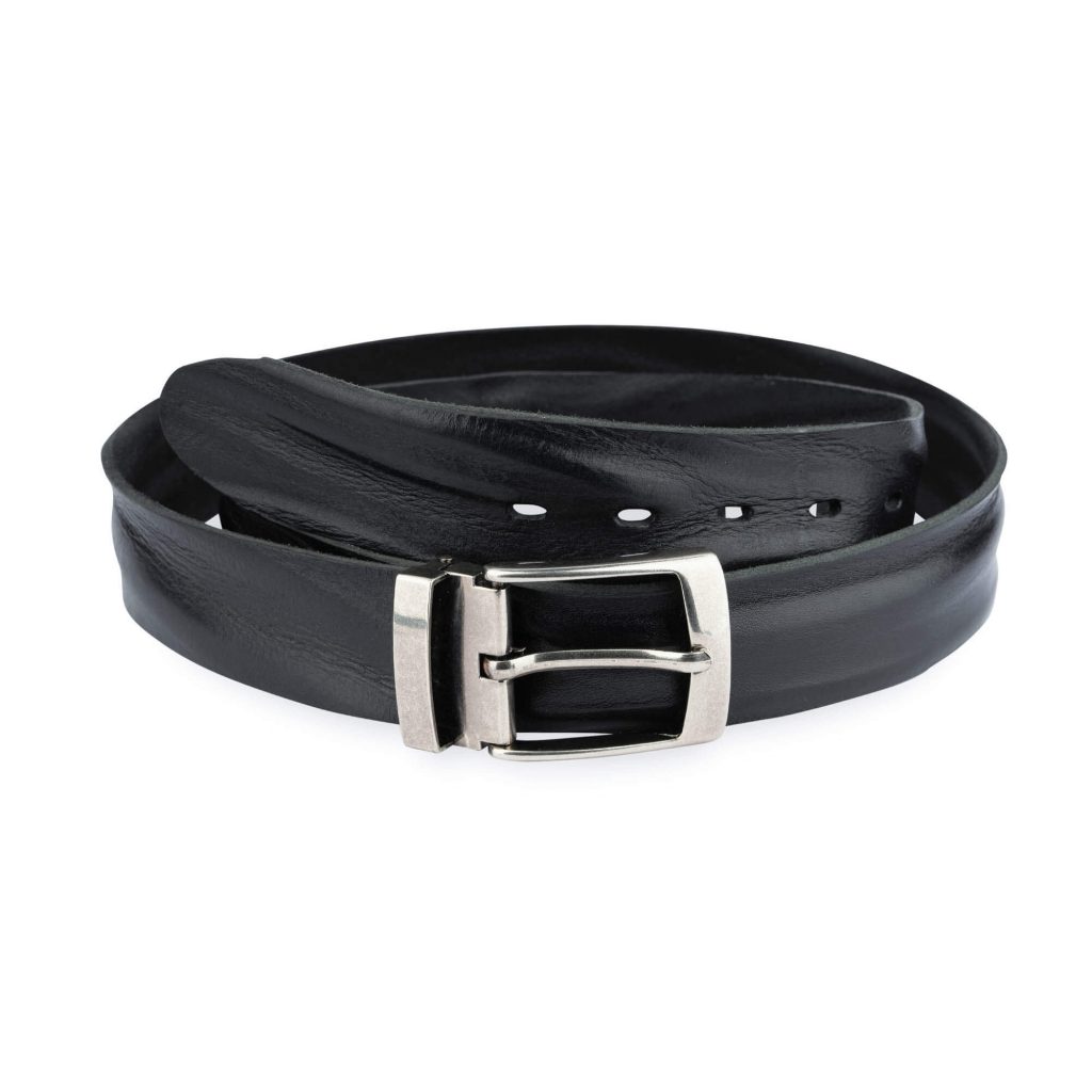 Buy Wide Big And Tall Belt For Men | Black Full Grain Leather