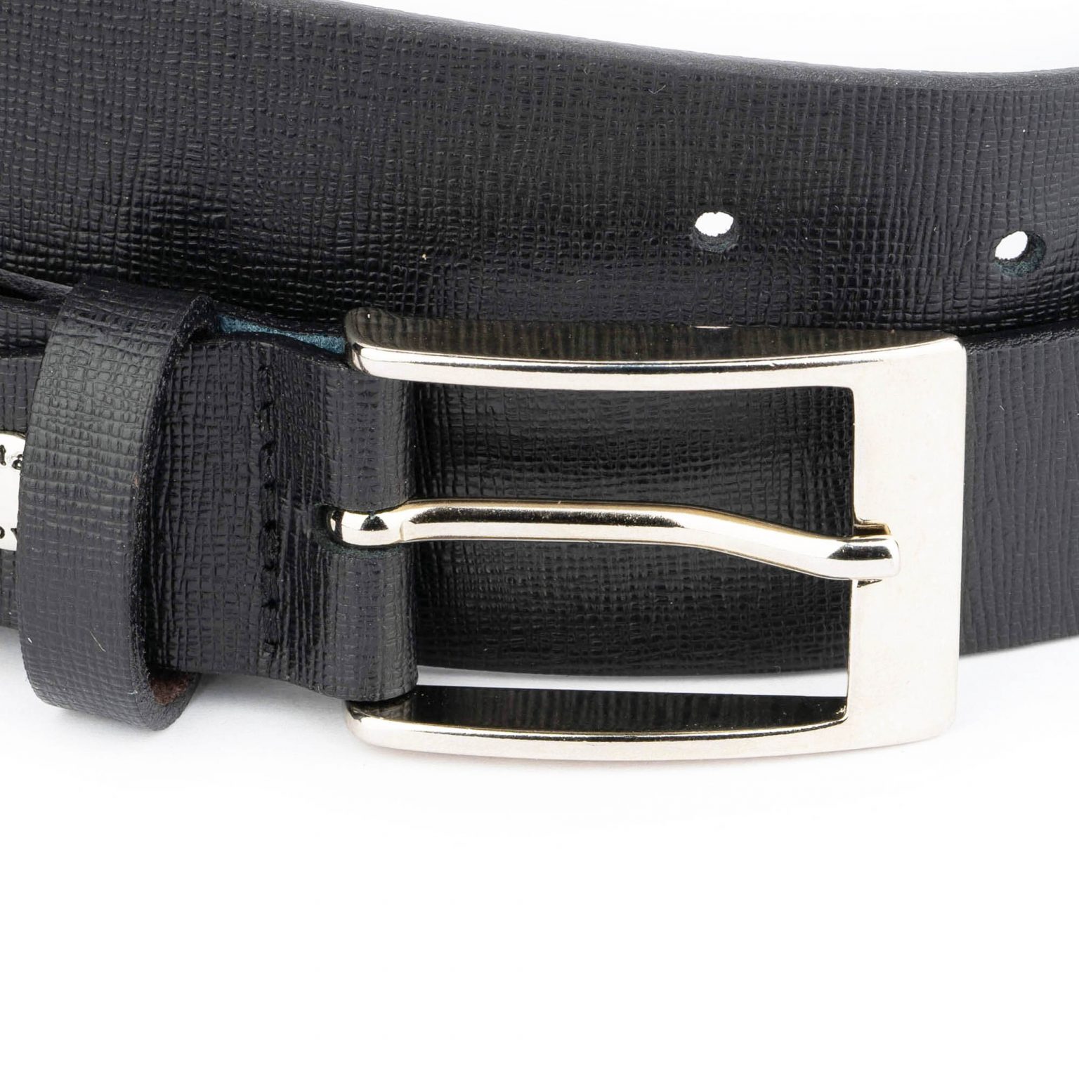 Buy 3 cm Saffiano Leather Belt | LeatherBeltsOnline.com