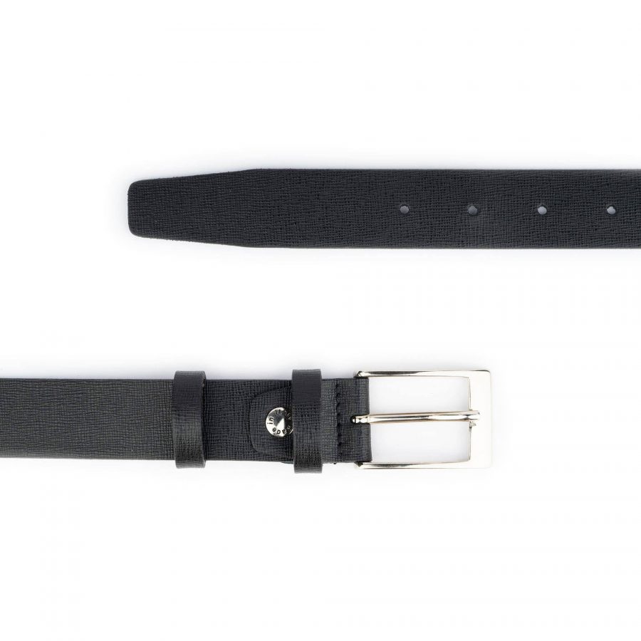 Buy 3 cm Saffiano Leather Belt | LeatherBeltsOnline.com