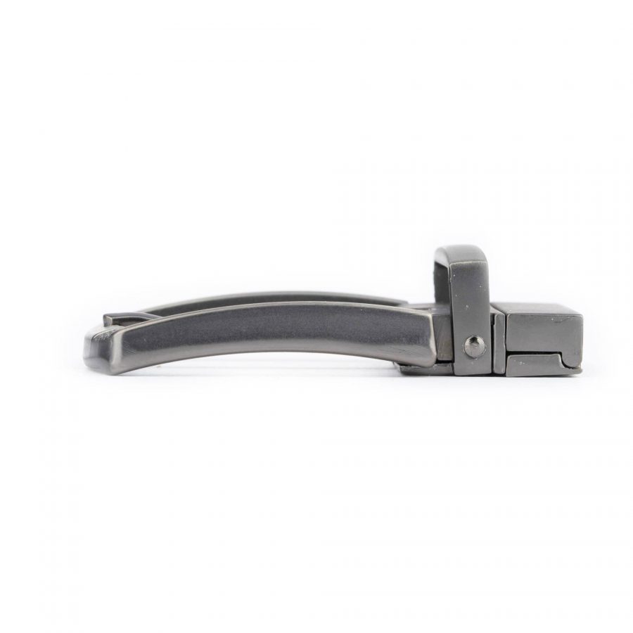 clip belt buckle reversible 3 5 cm satin gray 4