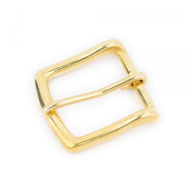 Solid Brass Buckle - Center Bar - STLeather