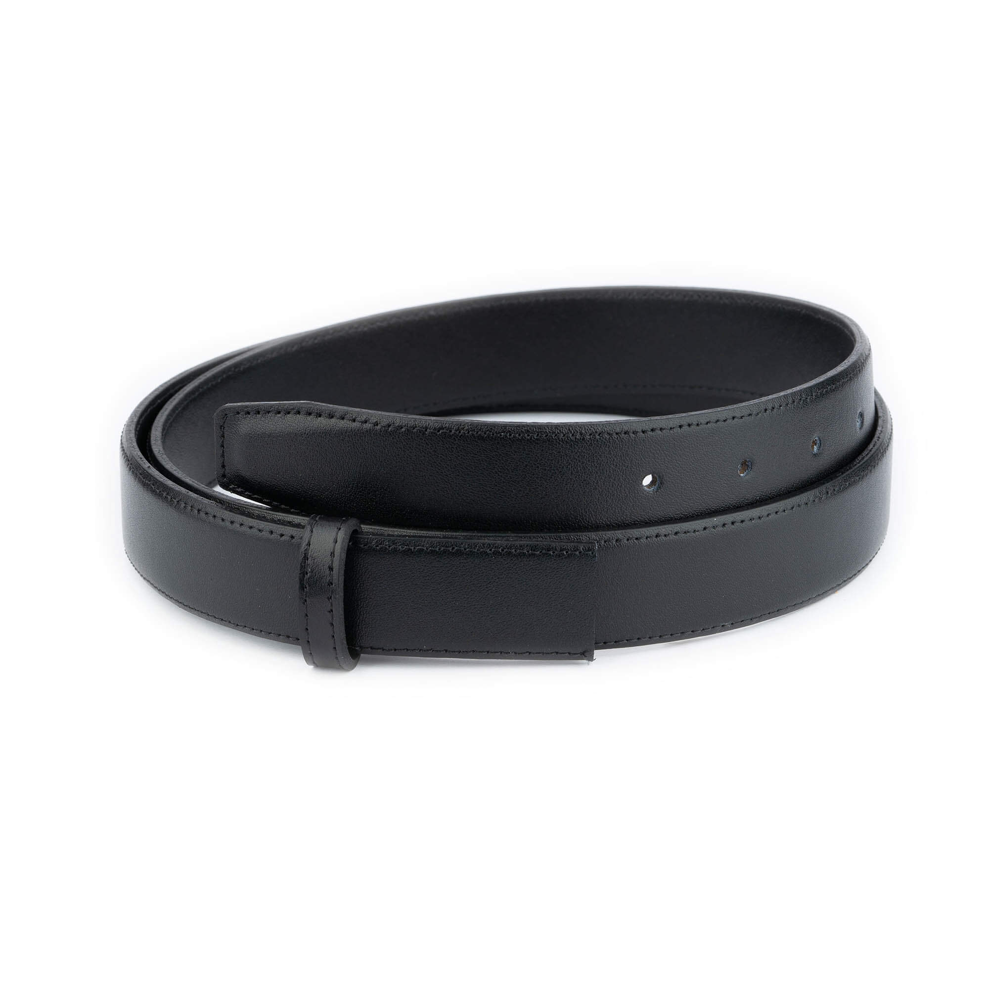 Buy Black Leather Belt Strap Replacement 3.0 Cm | Leather Belts Online