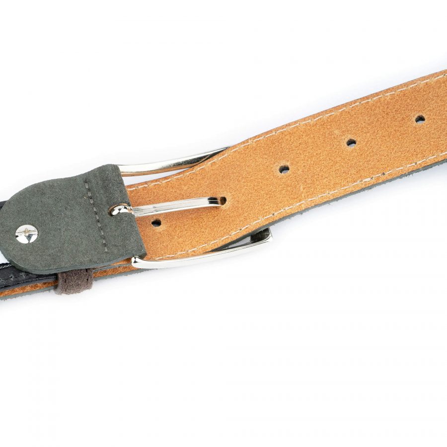 crazy multipiece suede leather belt 4