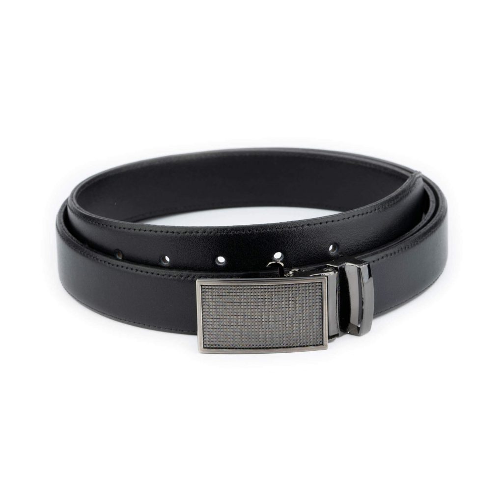 Buy Ratchet Belt For Women | Black Genuine Leather | Capo Pelle