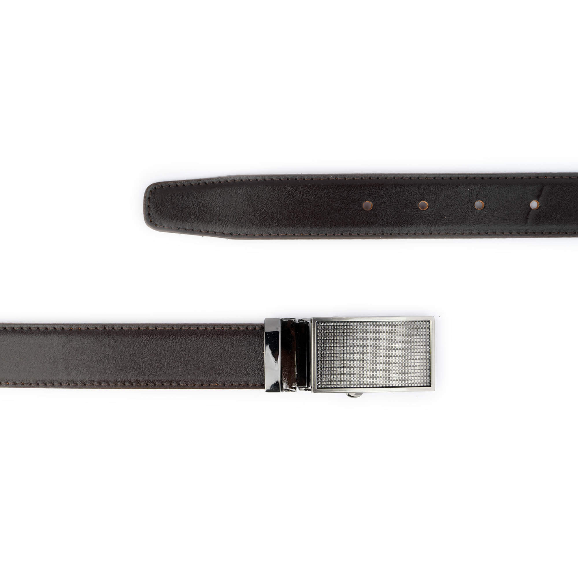 Buy Womens Ratchet Belt | Brown Leather 3.0 Cm | Capo Pelle
