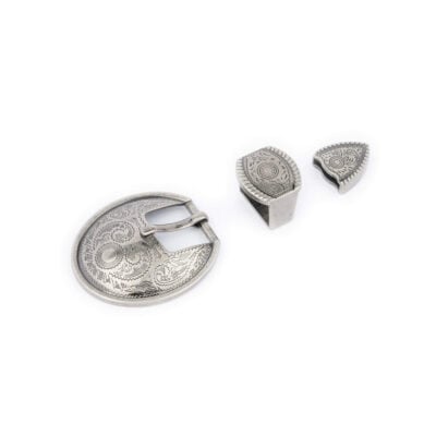 womens belt buckle western silver small 1 5 cm 1