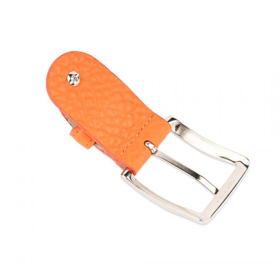 replacement belt buckle 35 mm orange silver 2
