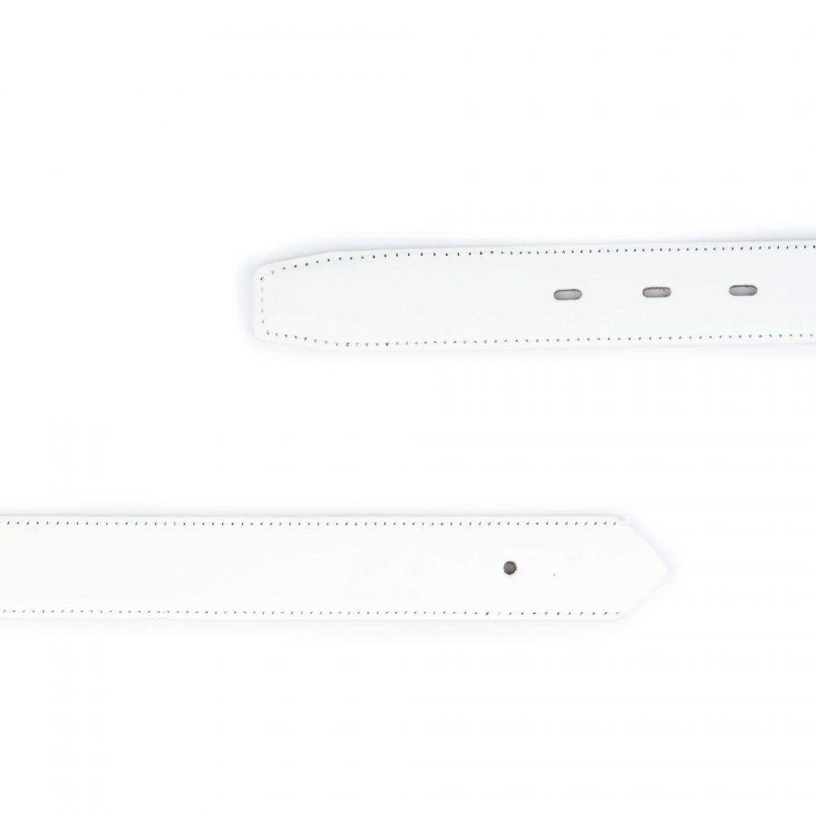 white belt strap for buckle 3 0 cm 2