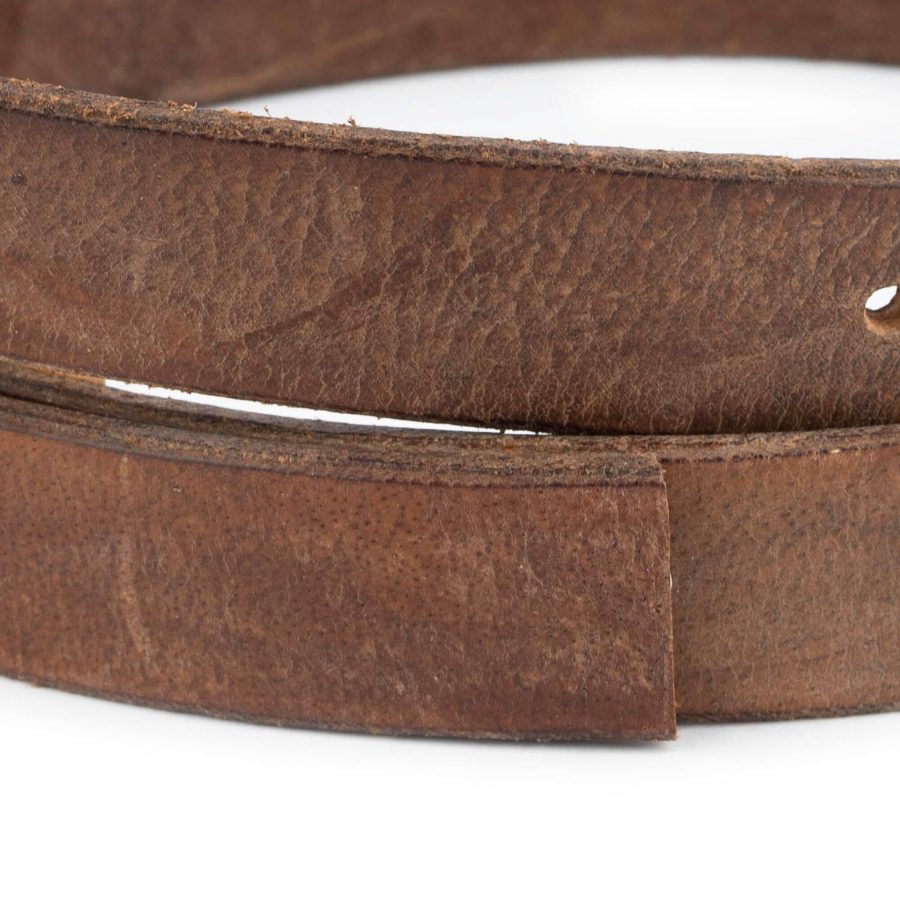 tanned belt strap for buckle full grain leather 13 mm 3