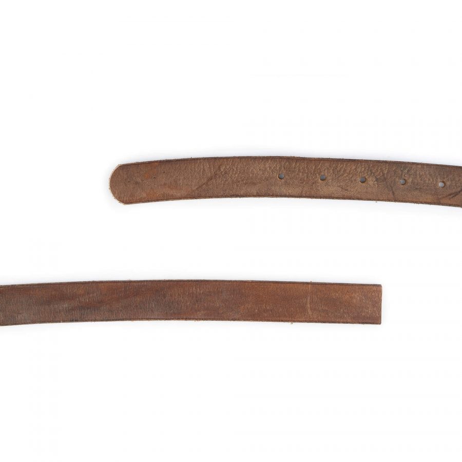 tanned belt strap for buckle full grain leather 20 mm 2