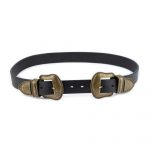 Double buckle western belt best sale