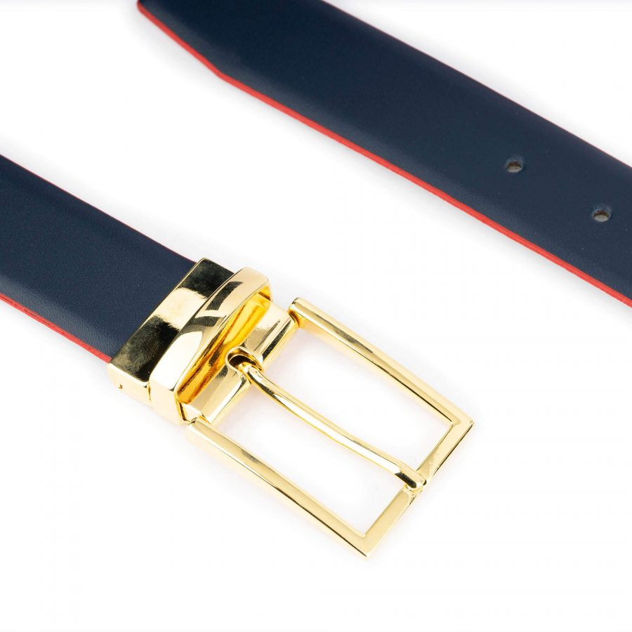 Light navy blue leather Belt