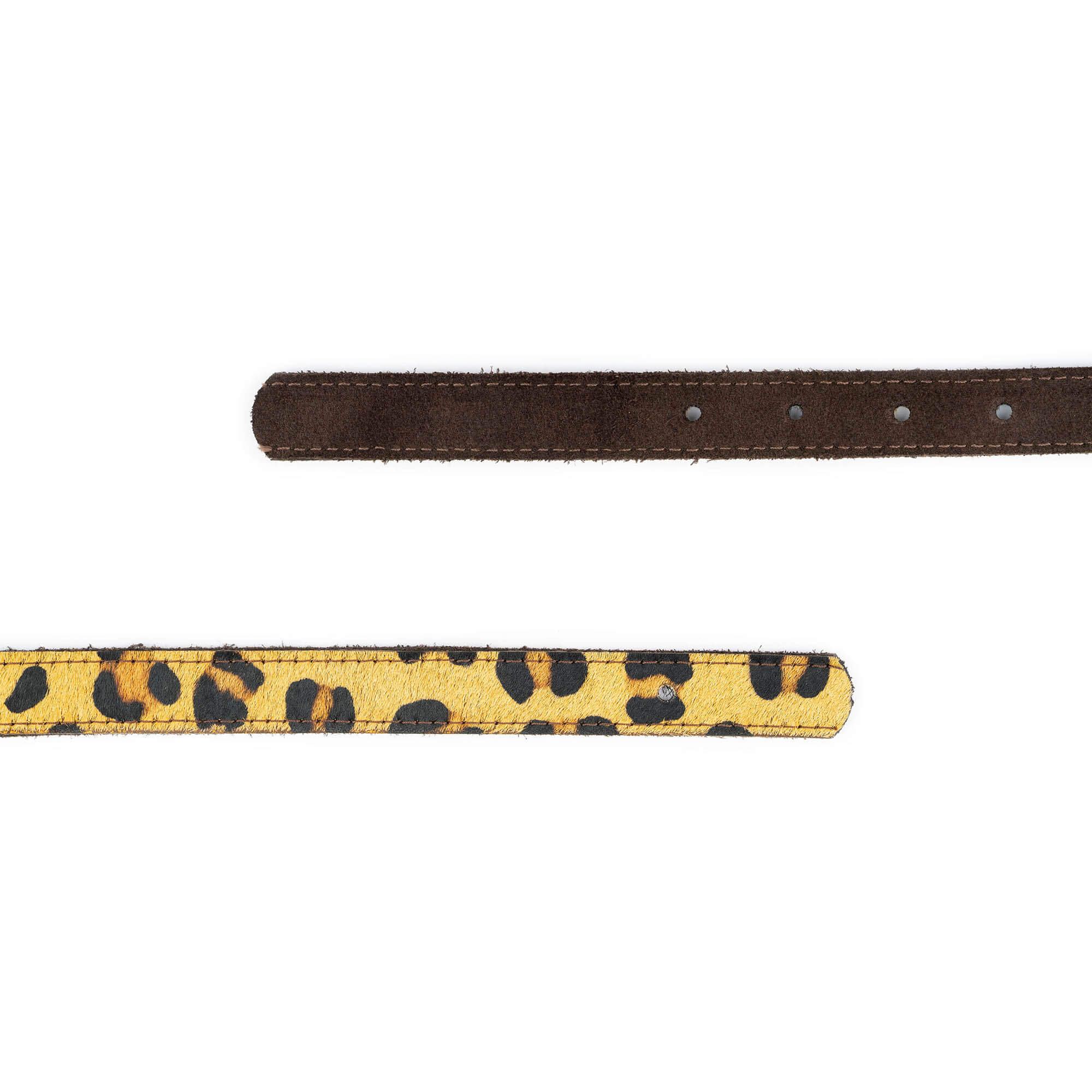 Buy Leopard Calf Hair Belt Strap For Buckle