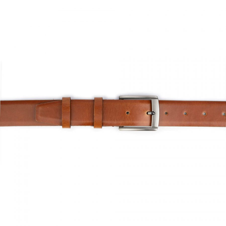 light brown dress belt mens genuine leather 3