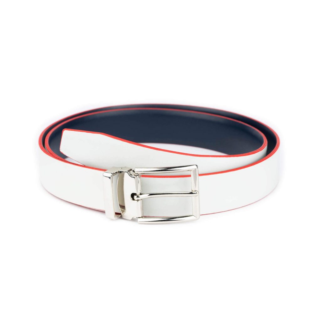 mens silver belt