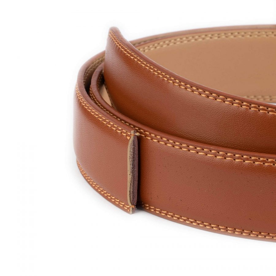 Vegan Tan Brown Belt Strap Replacement 35 Mm 2