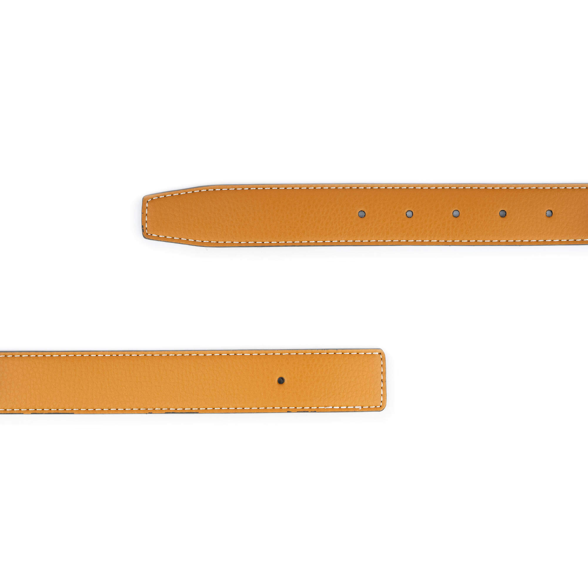 Buy Beige Vegan Leather Belt For Buckles Two Sided | Capo Pelle