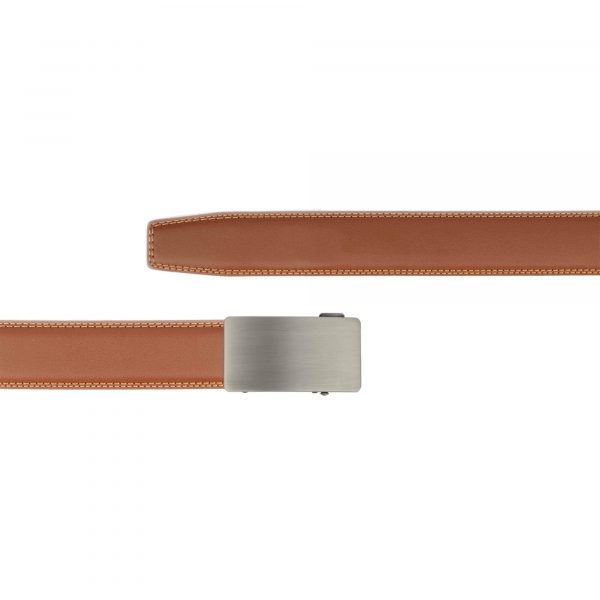 vegan belt slide buckle gray hidden