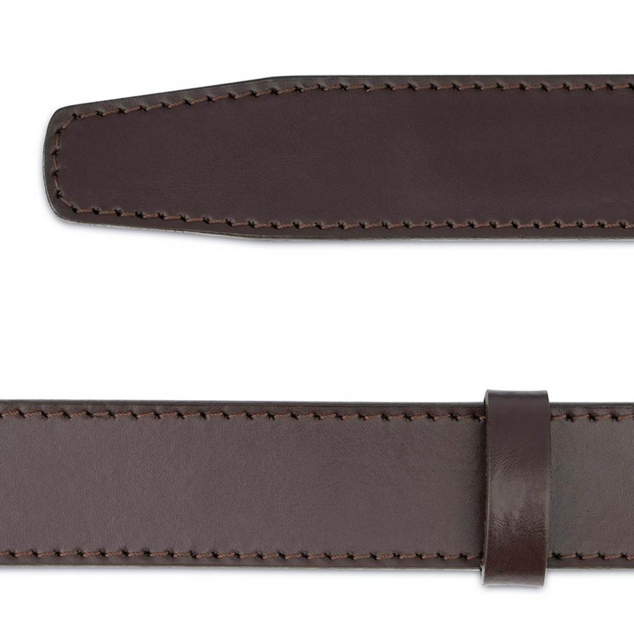 Dark Brown Leather Strap for Ratchet Belt 005