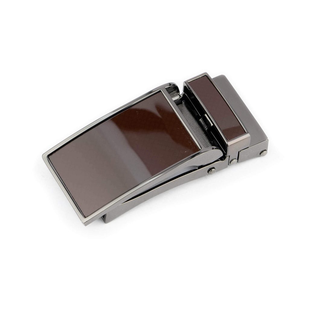 Buy Brown Ratchet Buckle For Leather Belt 3.0 Cm LeatherBelts