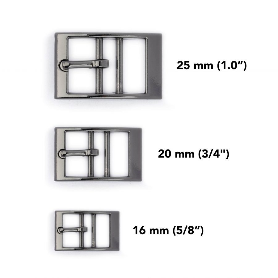 gray center bar buckle for belts ALL