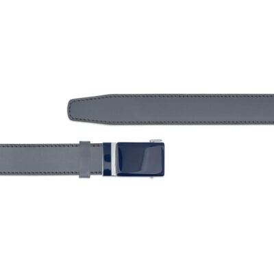 gray comfort click belt with blue buckle copy
