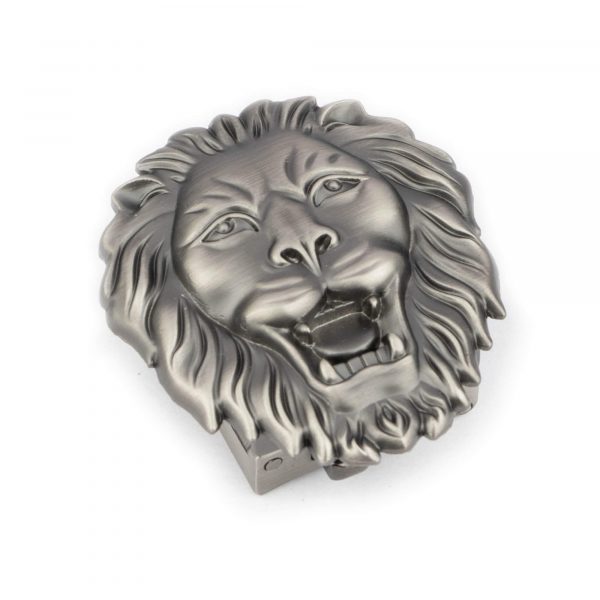 lion head buckle for ratchet mens belt 1