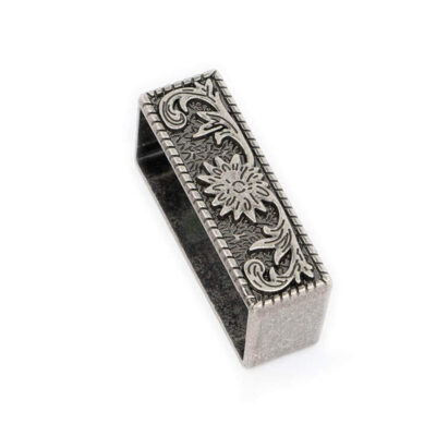 replacement metal loop for western leather belts 40 mm 1