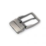 Buy Reversible Clasp Belt Buckle Gray Matte 35 Mm