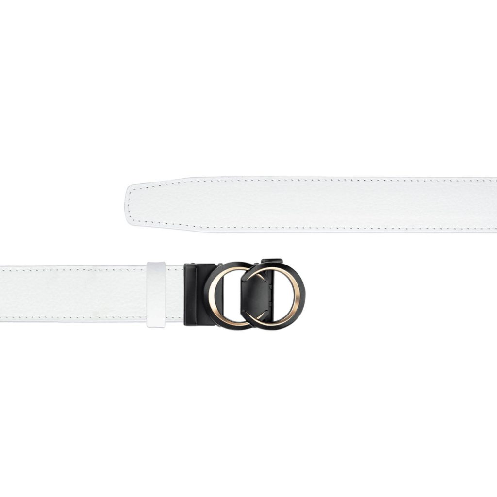 Belt with two clearance circles