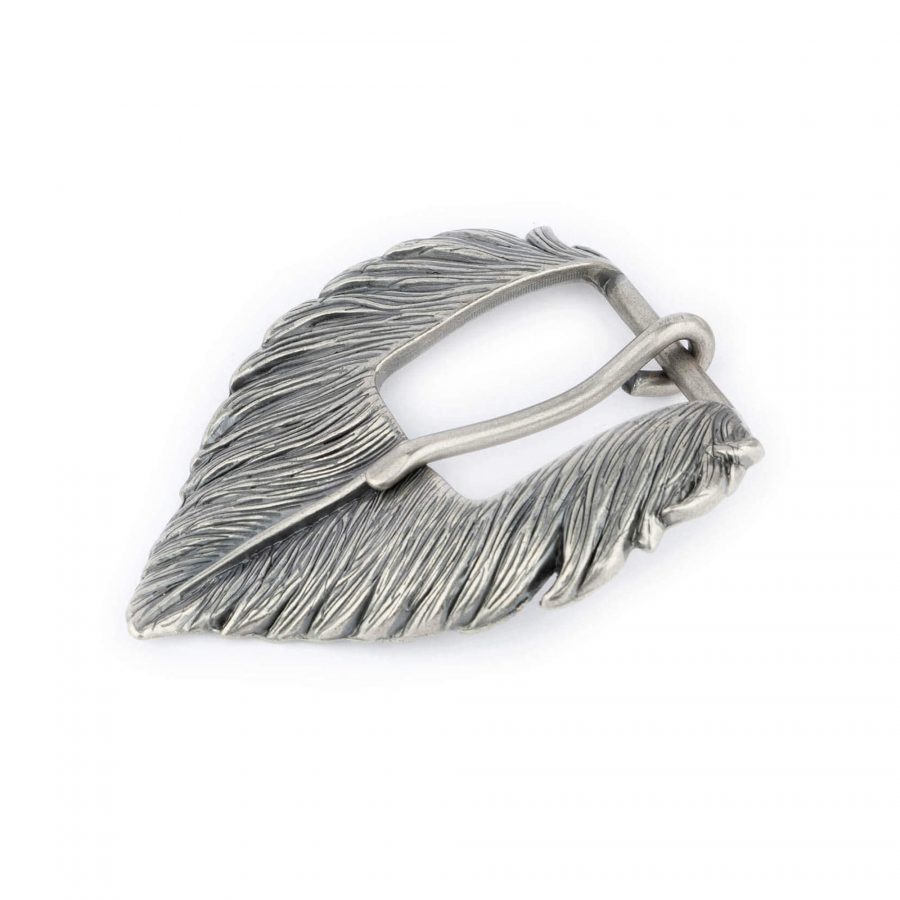 womens belt buckle western silver feather 30 mm 1 20usd