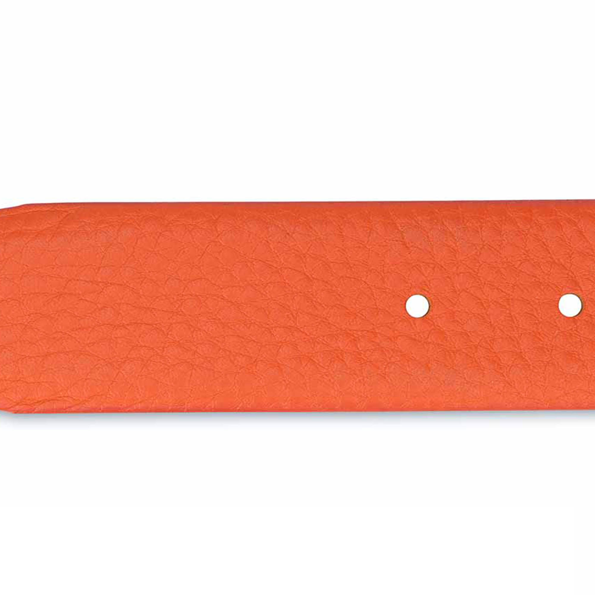 Men's Orange Belt with Western Buckle 38 / 95 cm - Orange | Capo Pelle