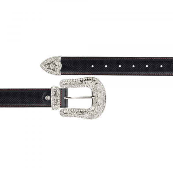 ladies rhinestone western belts with crystal buckle 1