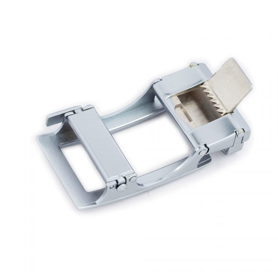 mens silver slide buckle for automatic belts 5