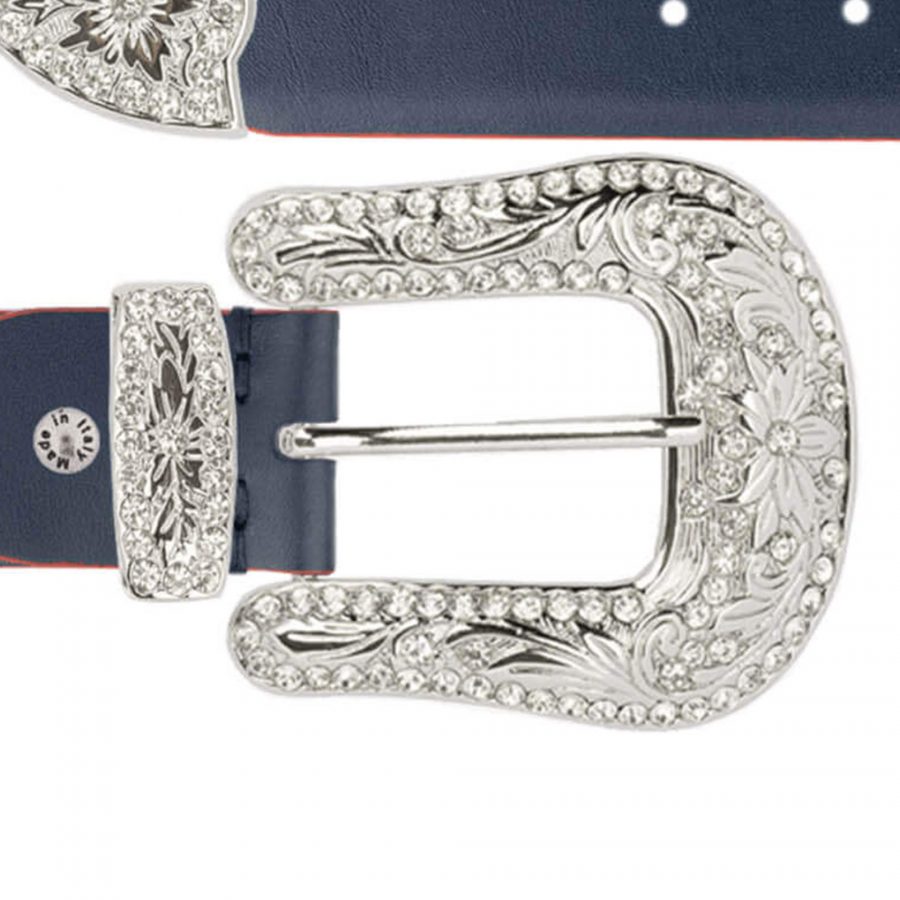 rhinestone buckle western belt for women copy