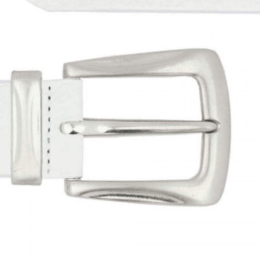white leather casual mens belt with stylish buckle copy