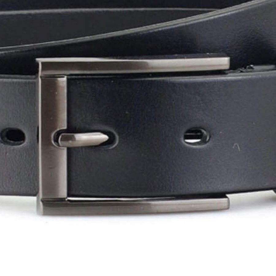 100 percent leather mens belt black full grain 1 3 8 inch 2