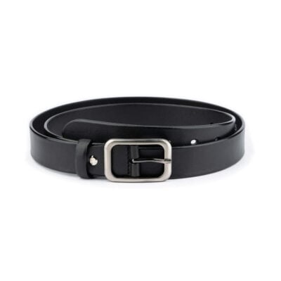 black ladies belts for jeans 3 0 cm genuine leather 1