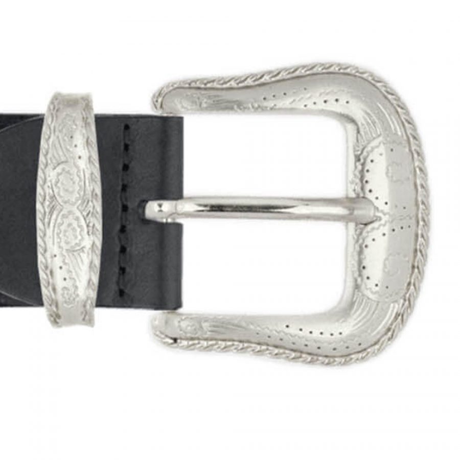 black western belt for jeans with stylish buckle copy