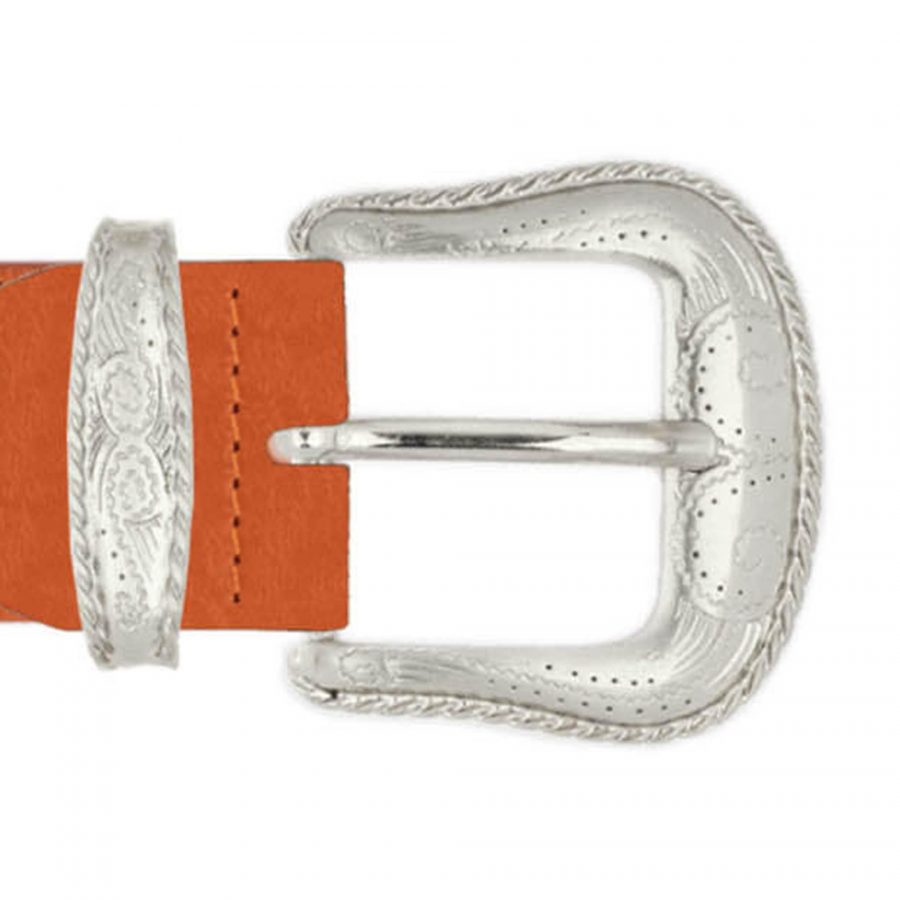 cowboy belt with buckle veg tan leather copy