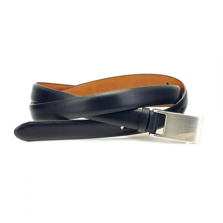 dark blue leather belt for ladies real leather 2