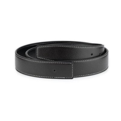 dark brown vegan leather belt strap reversible 38 mm 1