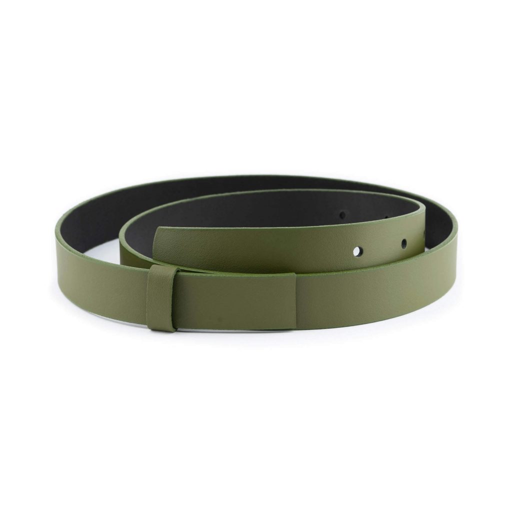 Buy Khaki Green Replacement Belt Strap For Buckles 1 1/8 Inch