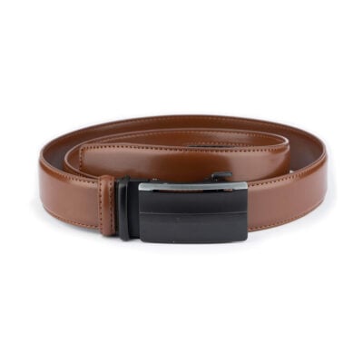 light brown ratchet vegan belt for men 1 3 8 inch 1