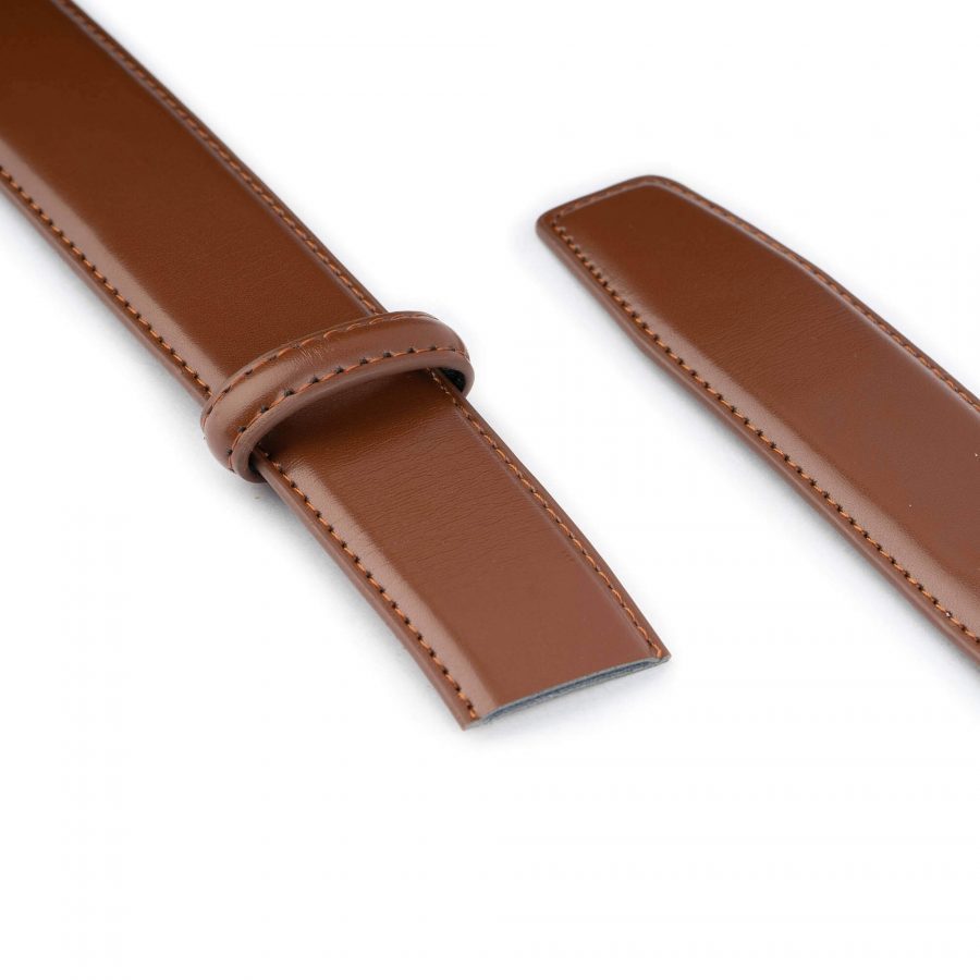 light brown ratchet vegan belt strap replacement 1 3 8 inch 3